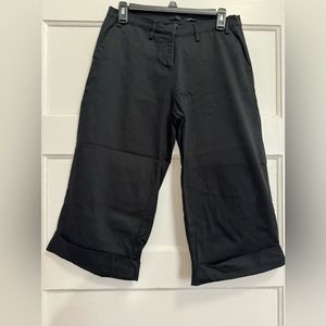 Women’s The Limited Black Cassidy Cuffed Capri Size 10